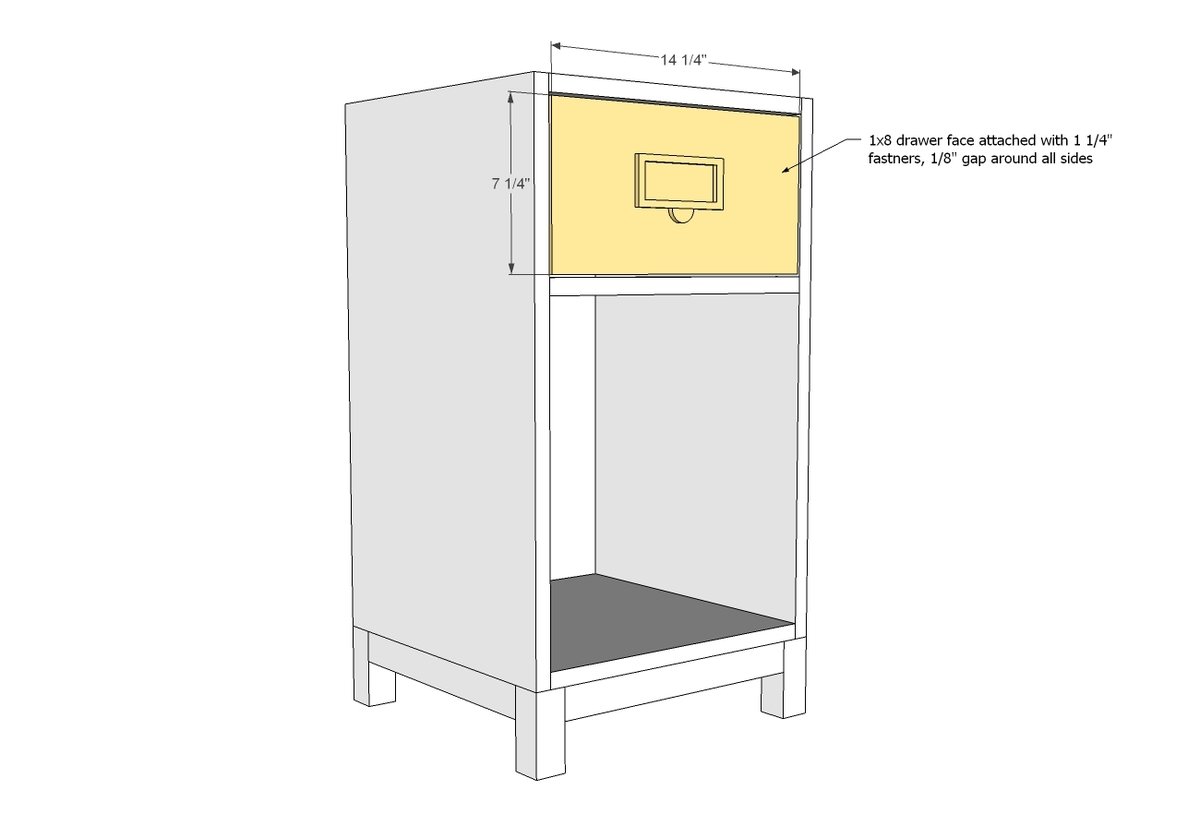 Schoolhouse Desk Single Pedestal — step 6