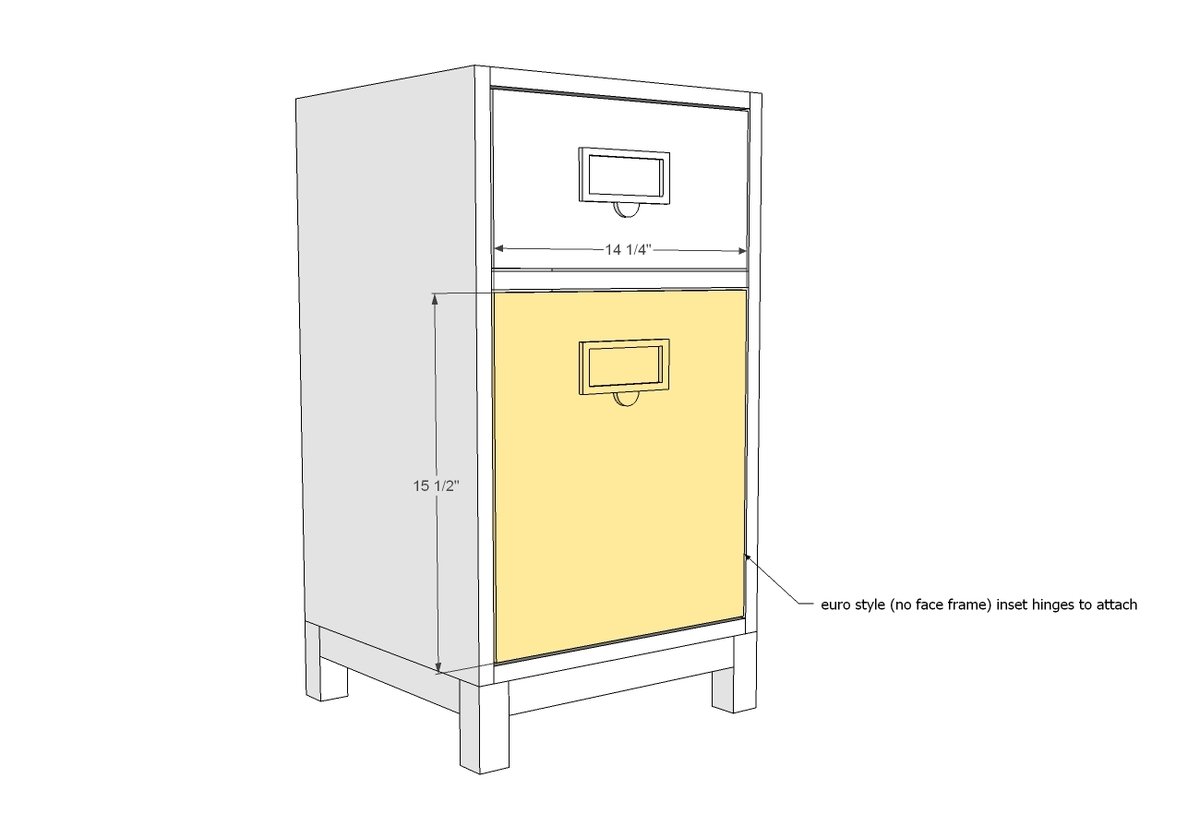 Schoolhouse Desk Single Pedestal — step 7