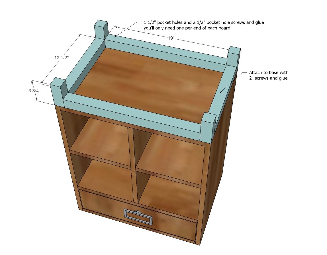 Schoolhouse Project Table Desk — step 6