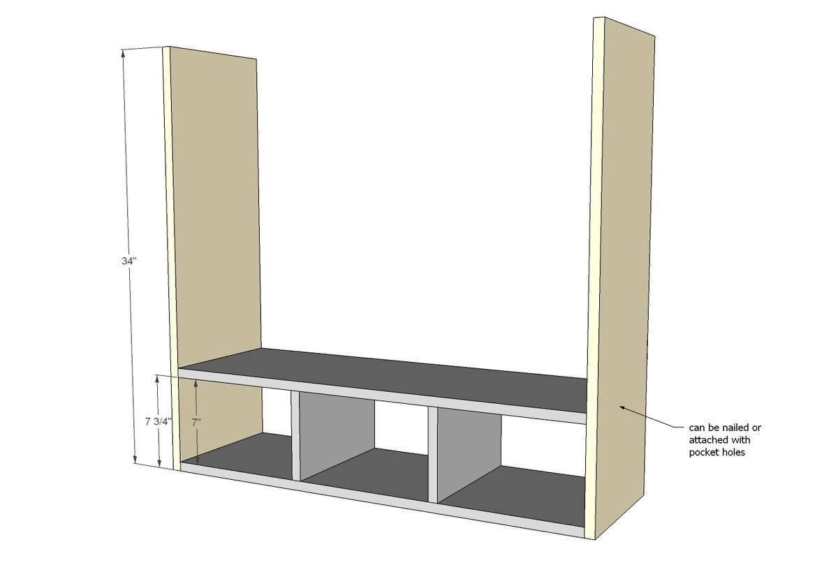 Schoolhouse Wall Hutch — step 2