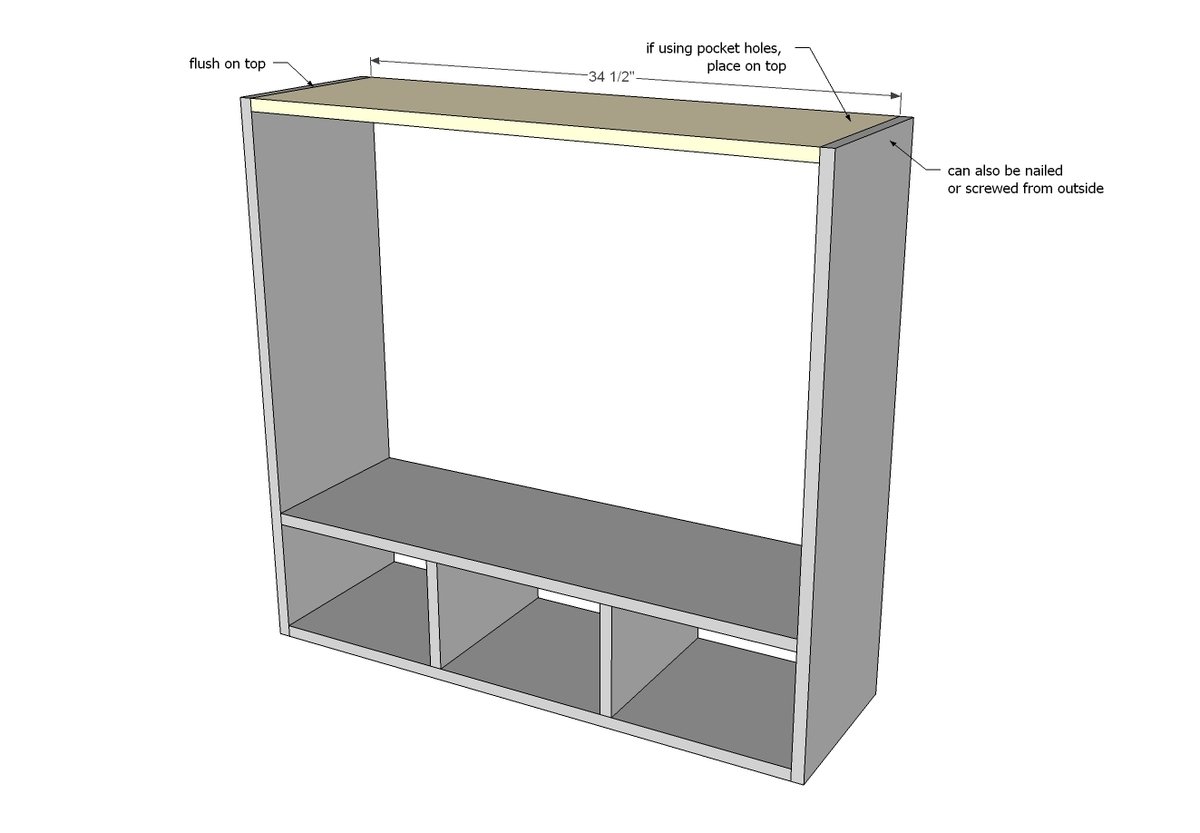 Schoolhouse Wall Hutch — step 3