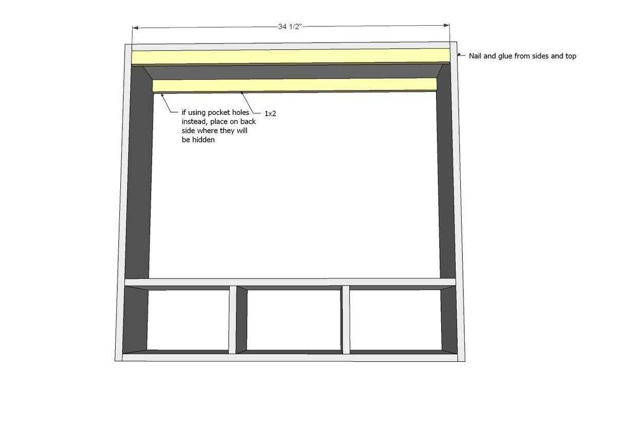 Schoolhouse Wall Hutch — step 4
