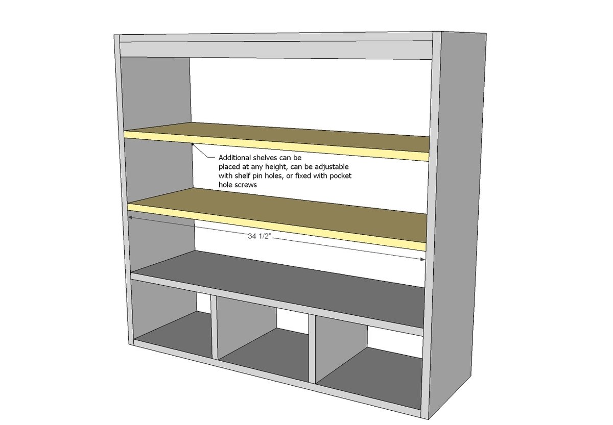 Schoolhouse Wall Hutch — step 5