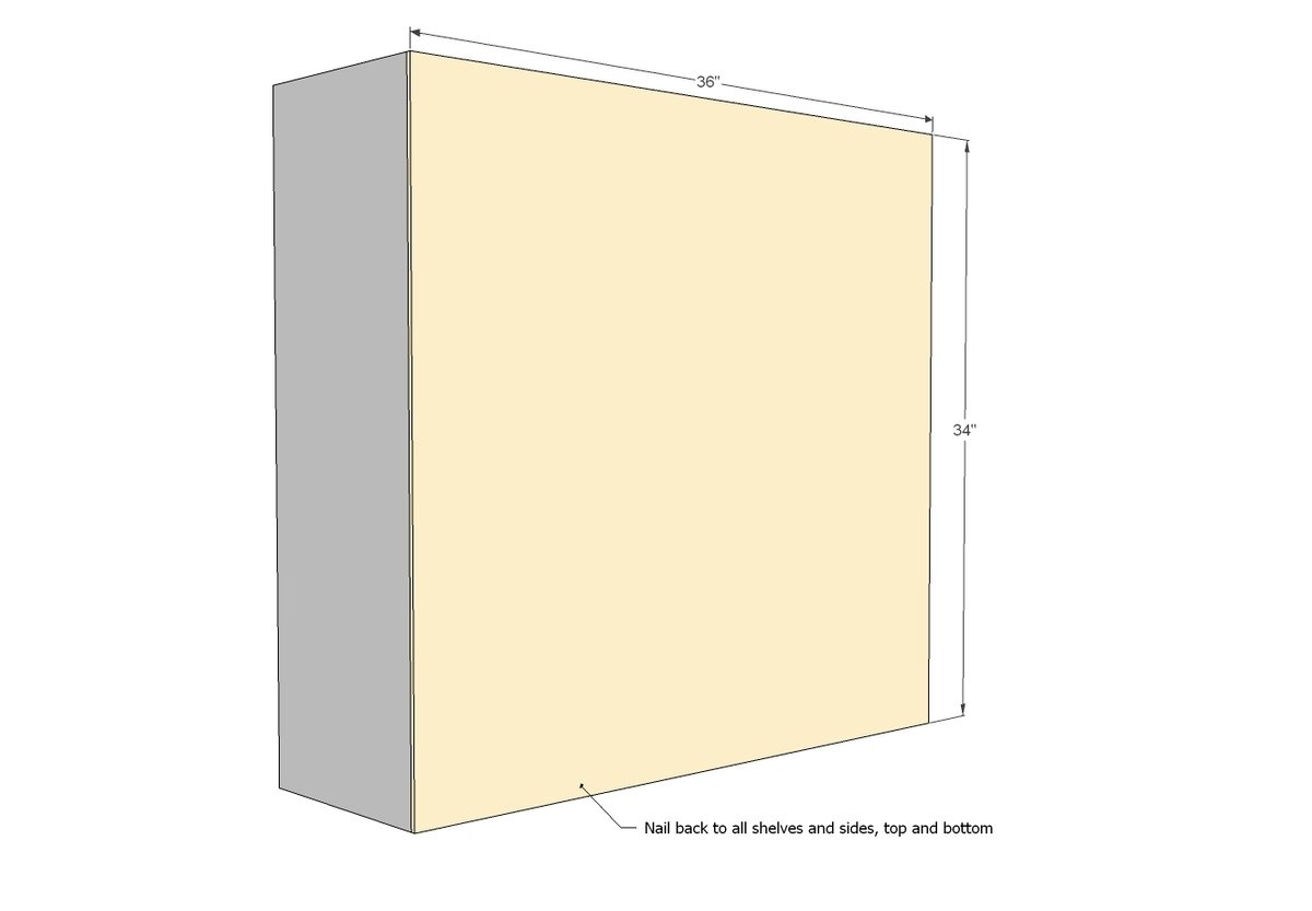 Schoolhouse Wall Hutch — step 6