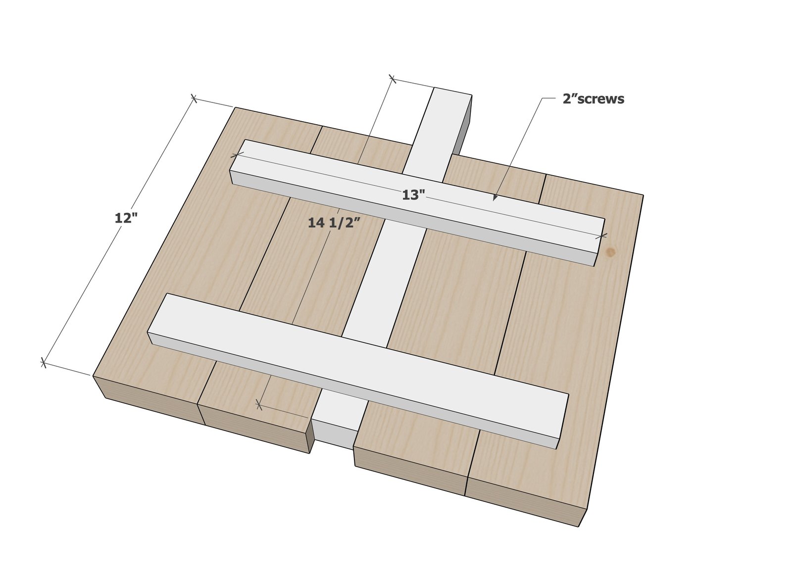 Scrap Wood Pumpkin Riser — step 1