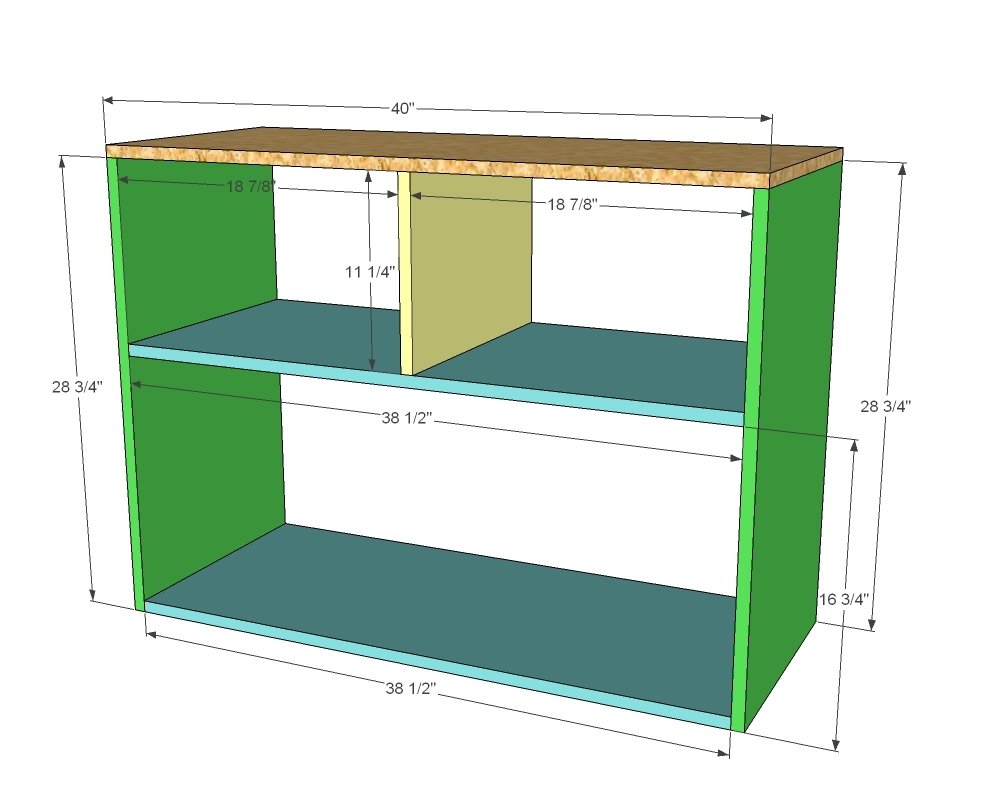 Secretary from the Modular Office Collection — step 2