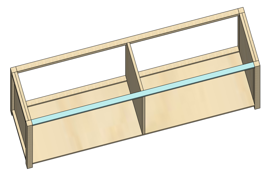 Shaker style dresser — step 13
