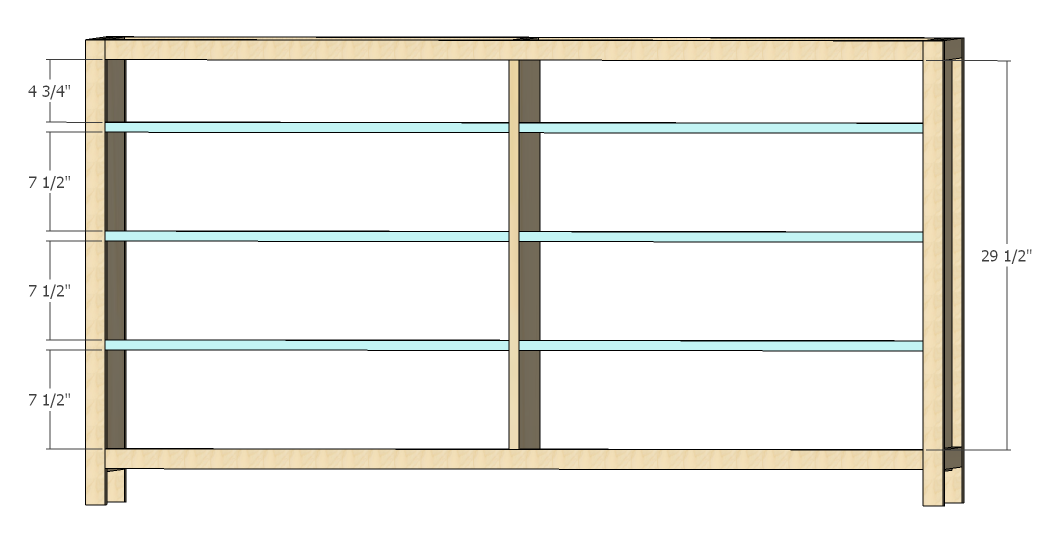 Shaker style dresser — step 15