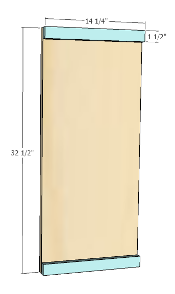 Shaker style dresser — step 5
