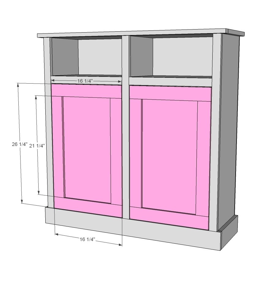 Shanty Open Shelf Console — step 5