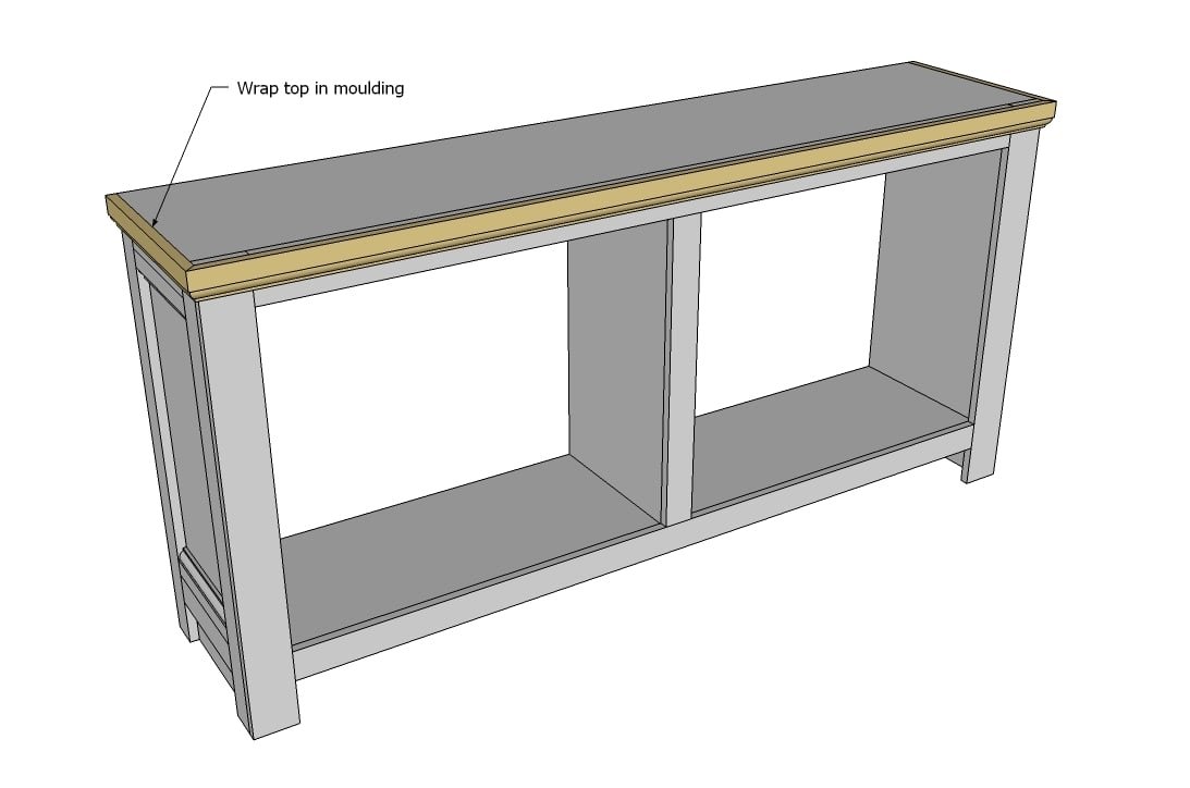 Shanty Sideboard — step 4