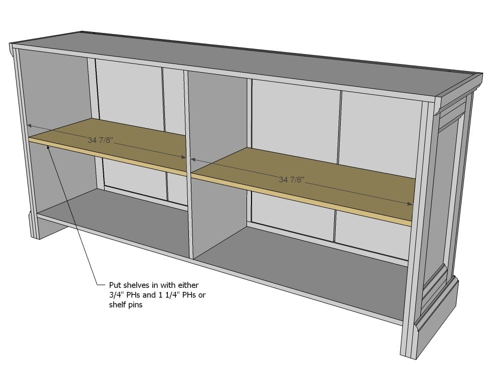 Shanty Sideboard — step 7