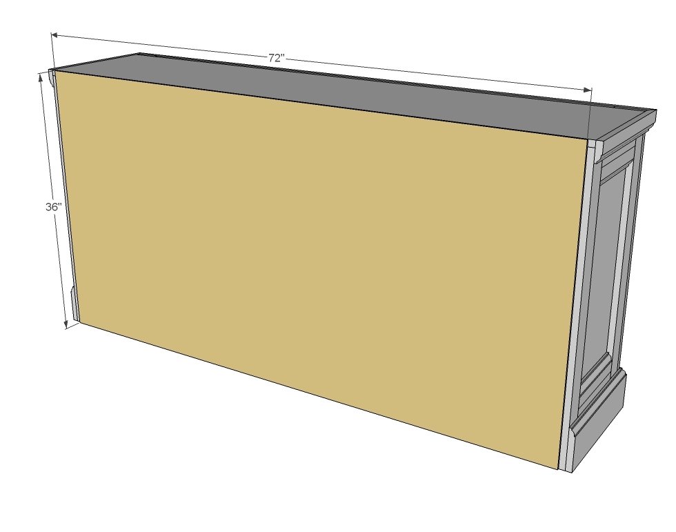 Shanty Sideboard — step 8
