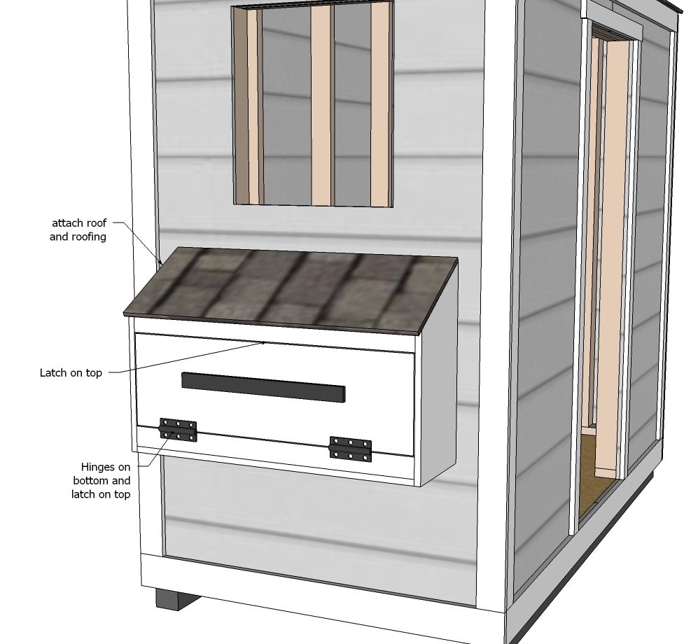 Shed Chicken Coop — step 11