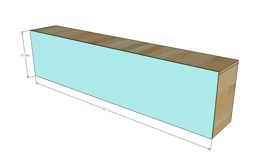 Shoe Bench Front with Hidden Storage at Back — step 4