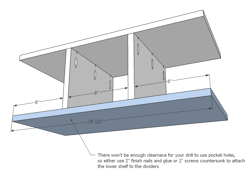 Shoe Shrine Shelves — step 2