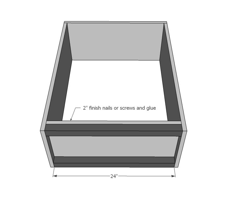 Side Base Cabinets (Rebecca Media Suite) — step 2