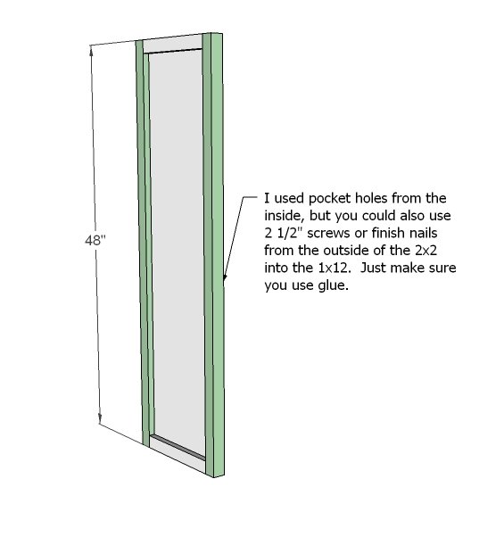 Side Hutches for the Board and Batten Collection — step 2