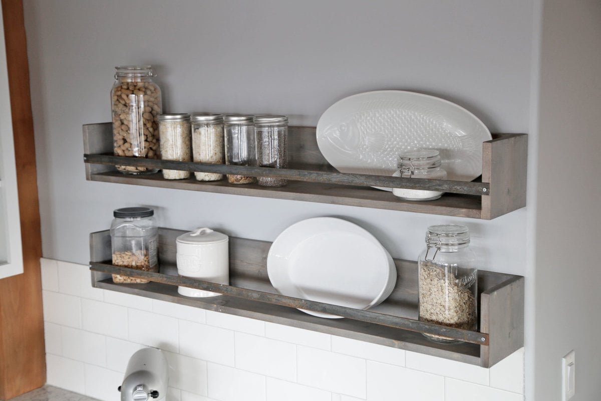Simple 1x6 Storage Shelves