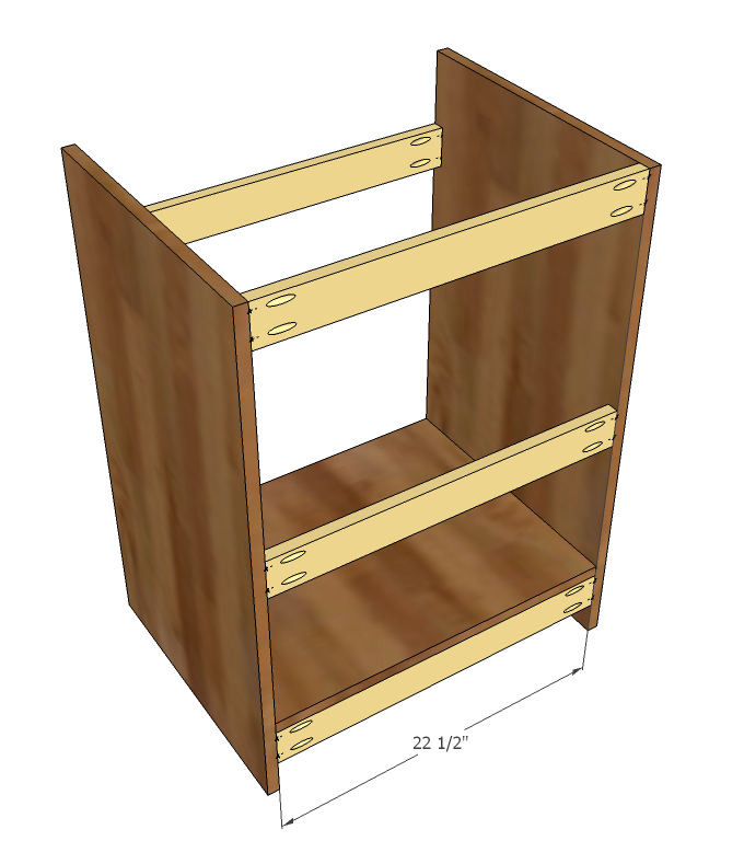 Simple 24" Bath Vanity — step 3