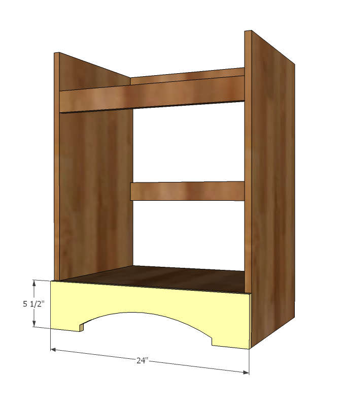 Simple 24" Bath Vanity — step 4