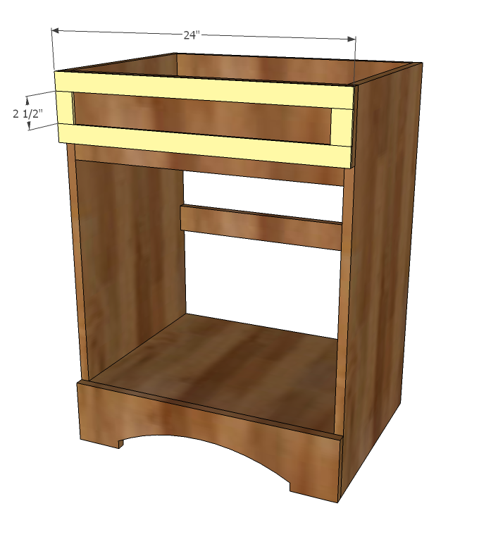 Simple 24" Bath Vanity — step 6