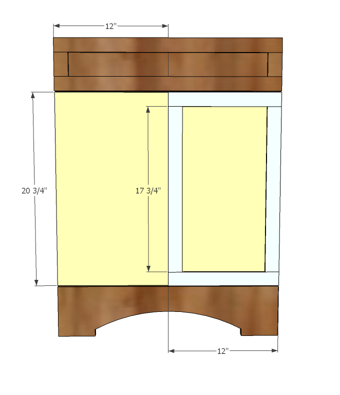 Simple 24" Bath Vanity — step 7
