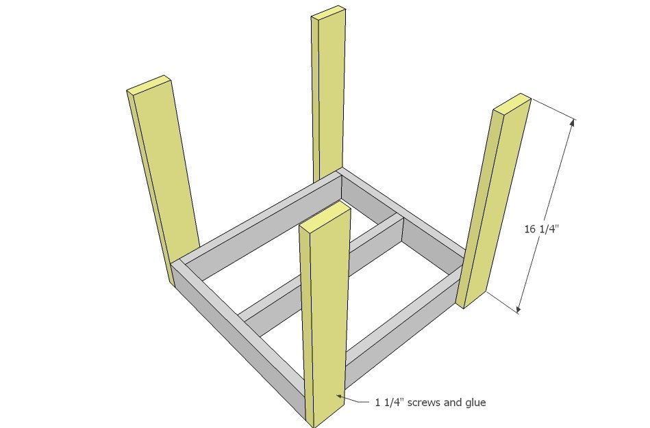 Simple Adirondack Side Table — step 2