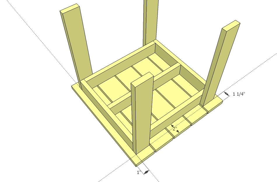 Simple Adirondack Side Table — step 4