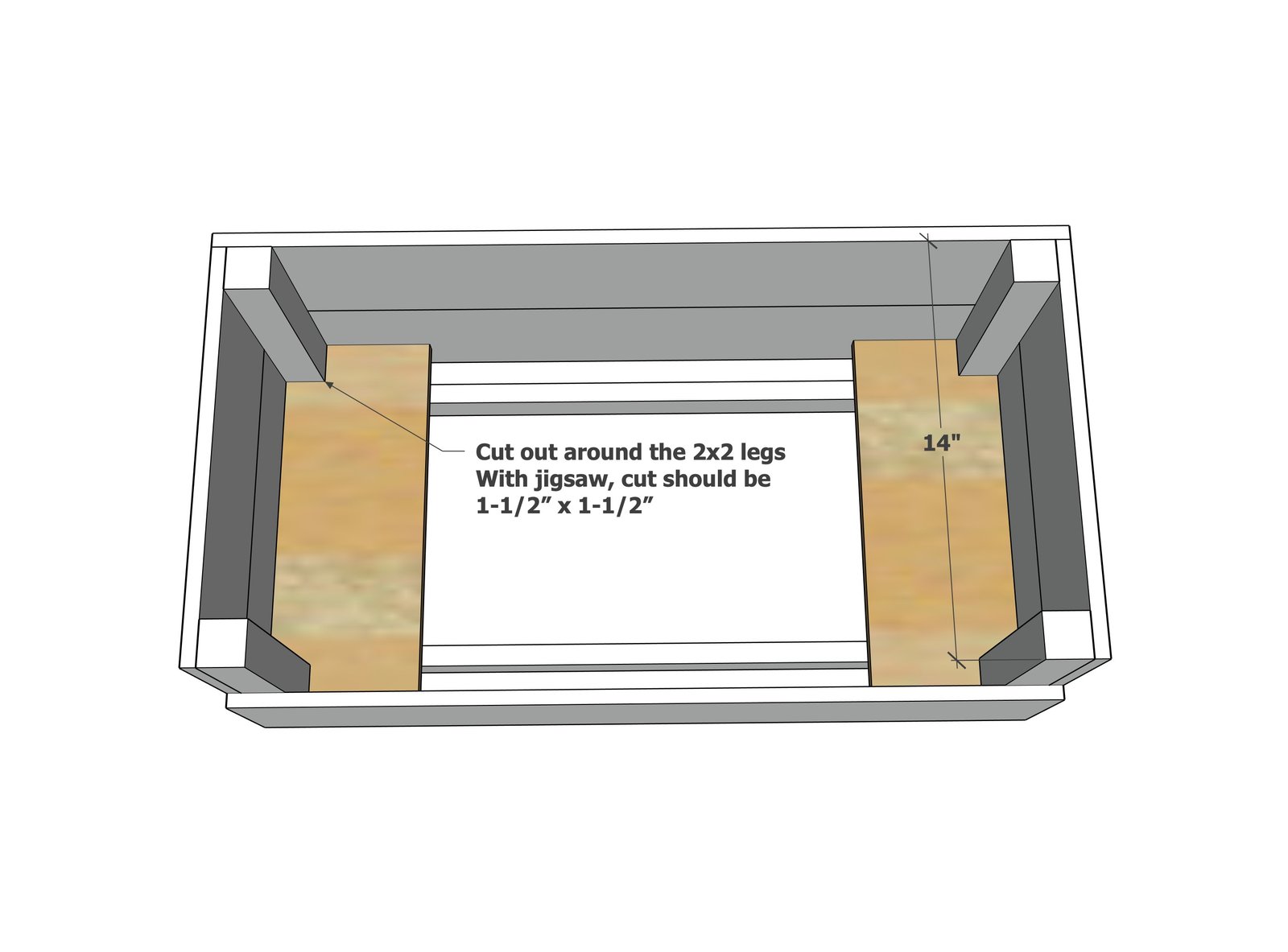 Simple Book Rack — step 4