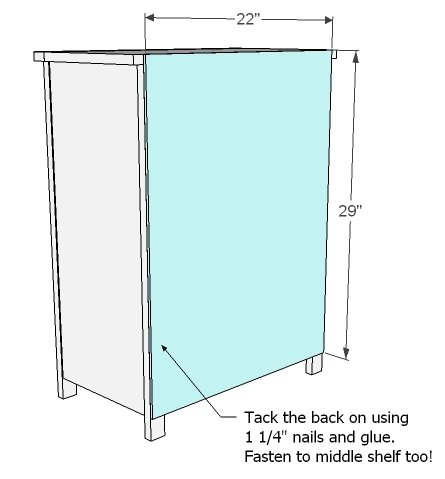 Simple Bookshelves with Front and Back Face Frames — step 7