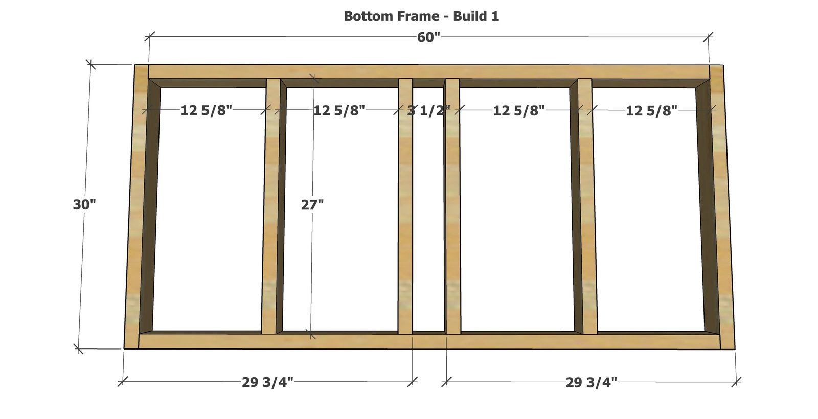 Simple to Build Rolling Wood Cart — step 1