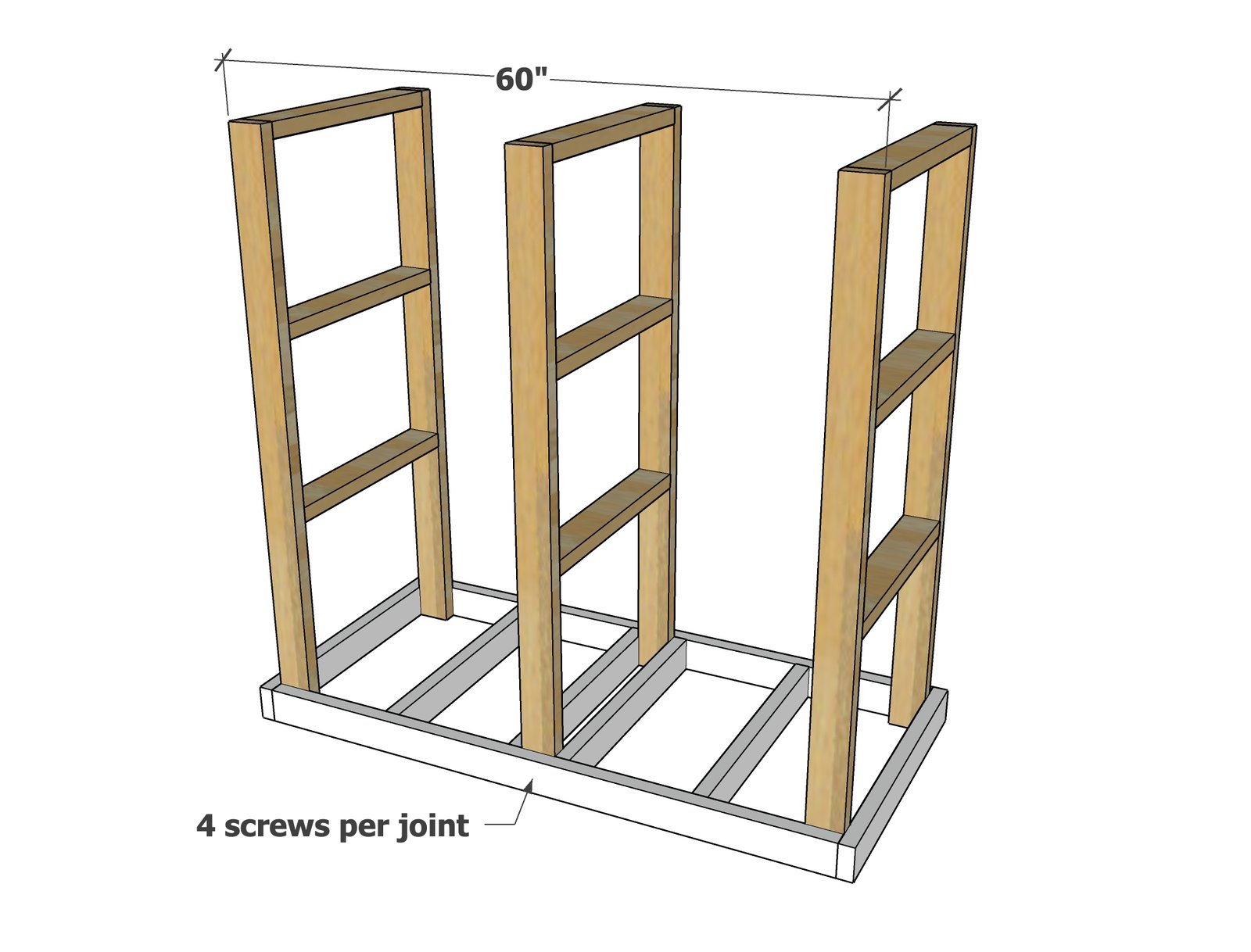 Simple to Build Rolling Wood Cart — step 3
