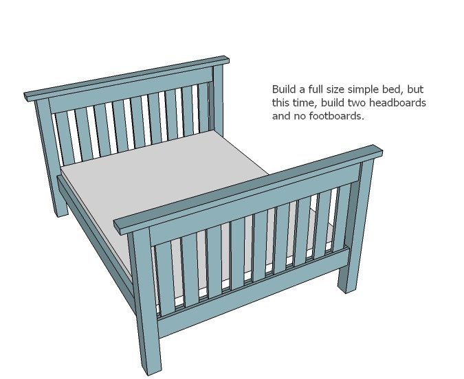 Simple Bunk Bed Plans (Twin over Full) — step 2