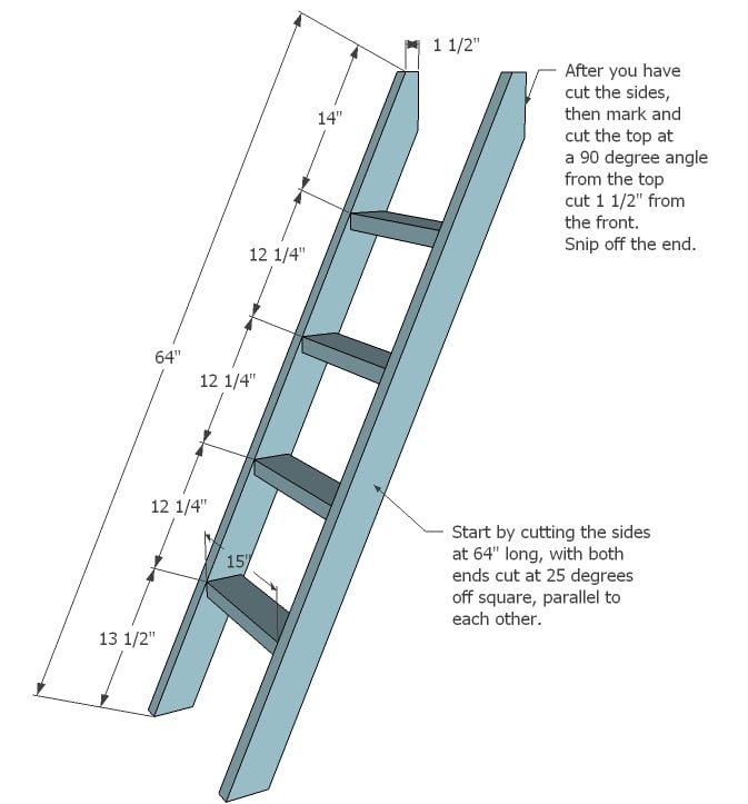 Simple Bunk Bed Plans (Twin over Full) — step 4
