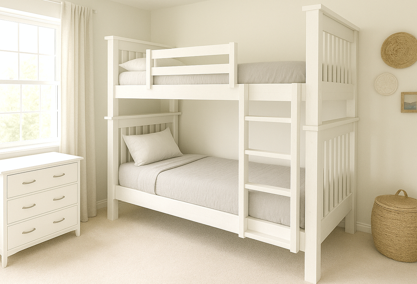 Simple Bunk Beds (Twin over Twin)