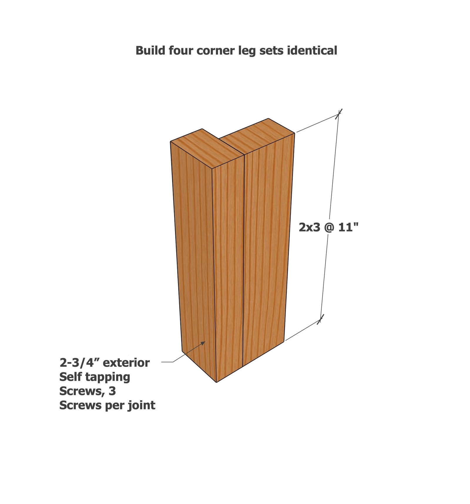 Simple Cedar Raised Garden Bed Plan (Made with Fence Pickets) — step 1