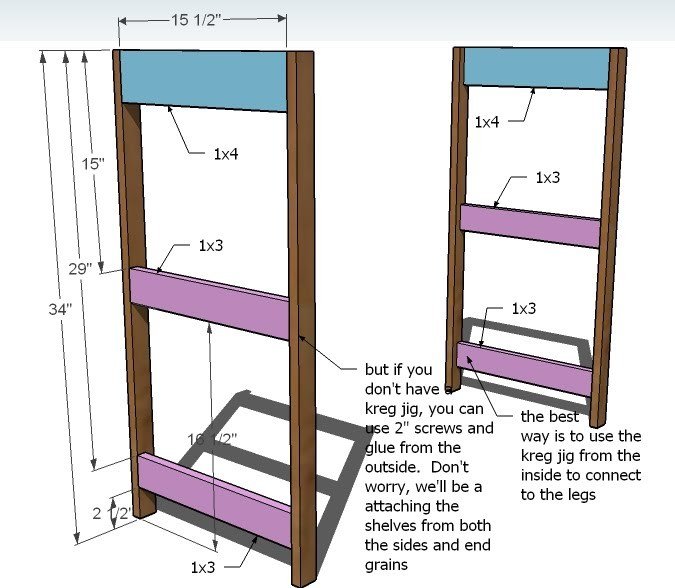 Simple Changing Table — step 1