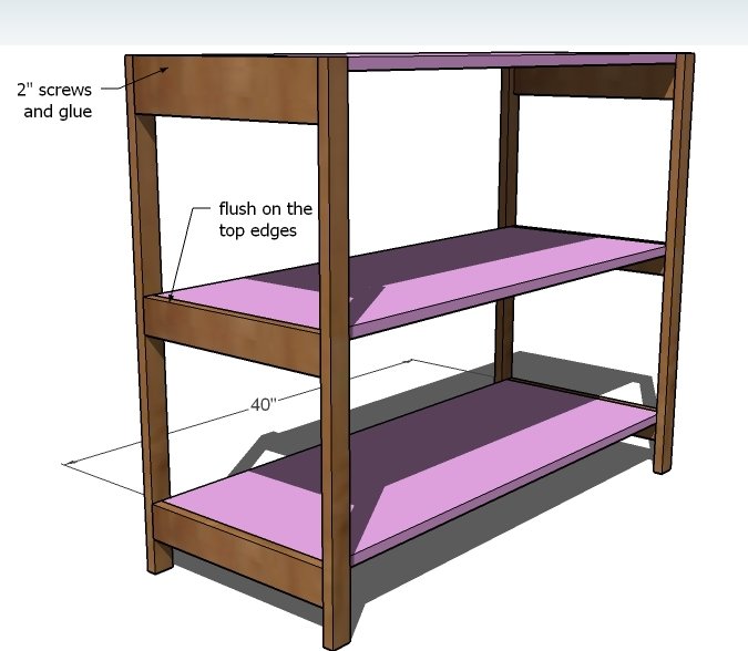Simple Changing Table — step 2