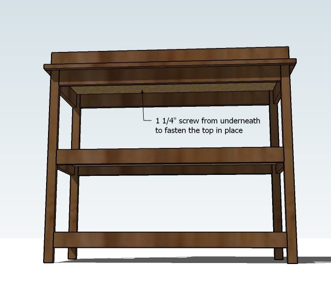 Simple Changing Table — step 8