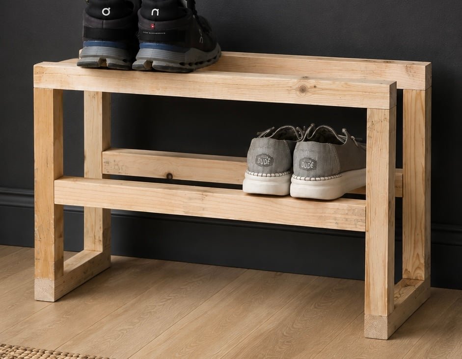 Simple Double Shoe Rack