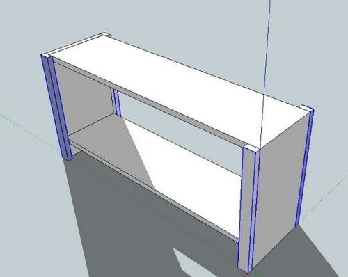 Simple End of Bed Storage Bench — step 2