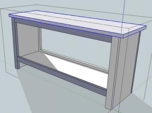 Simple End of Bed Storage Bench — step 4