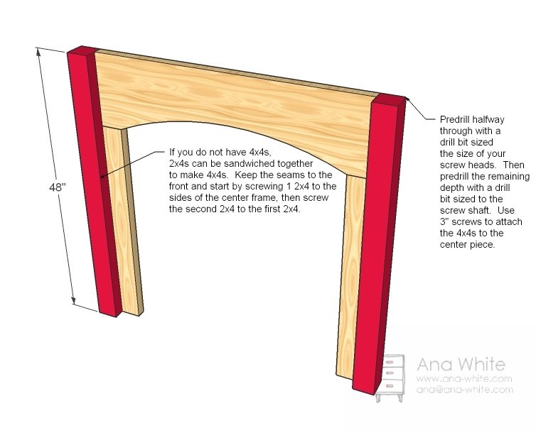Simple Fireplace Mantle — step 3