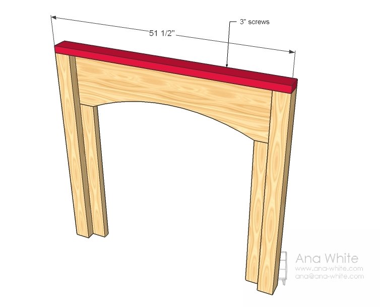 Simple Fireplace Mantle — step 4