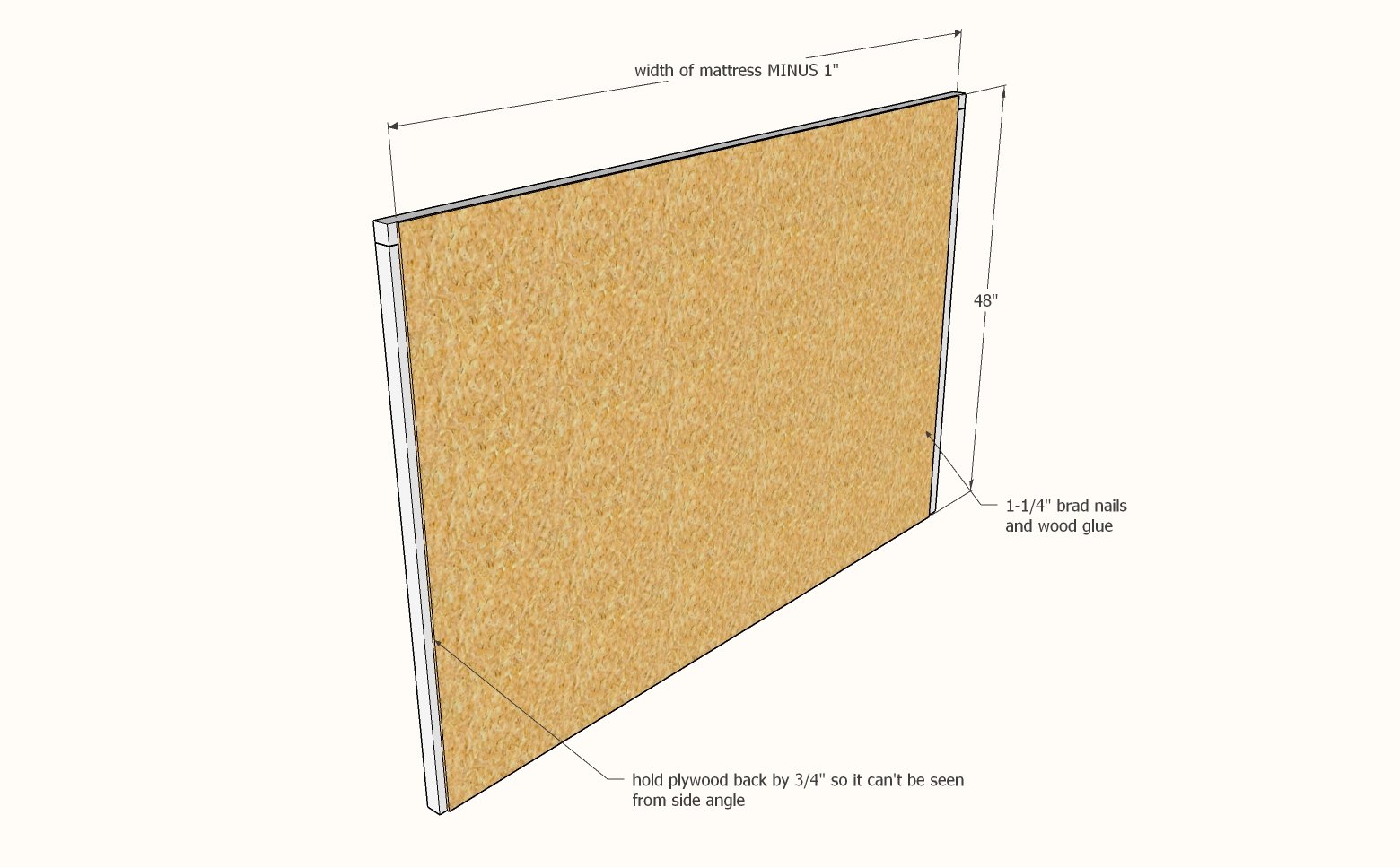 Simple Floating Bed Plans [Mountain Modern Collection] — step 8