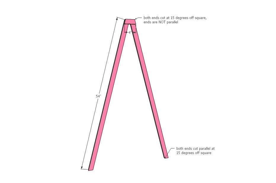 Simple Leaning Easel — step 1