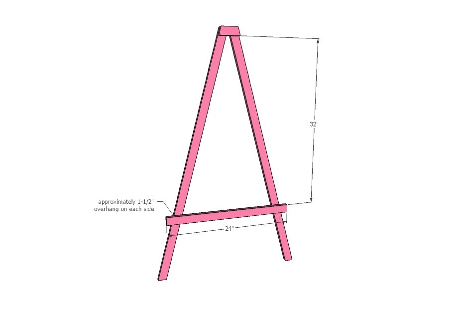 Simple Leaning Easel — step 2