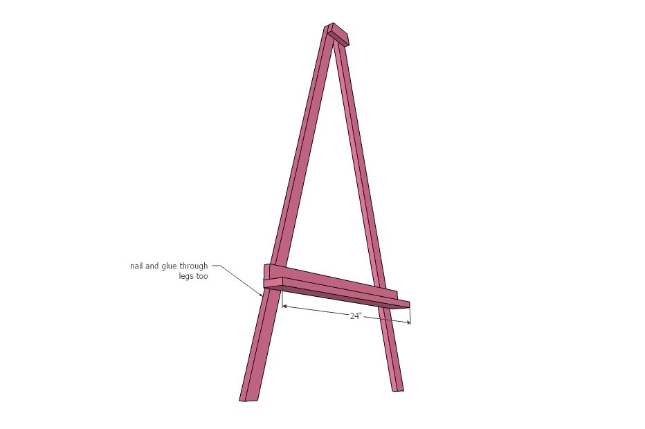 Simple Leaning Easel — step 3