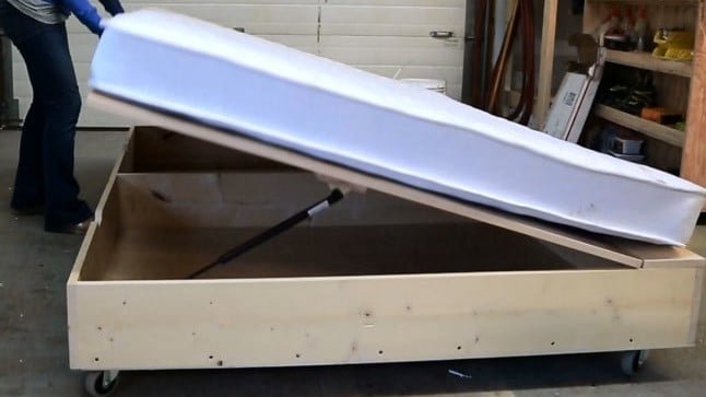 Simple Lift Top Storage Bed